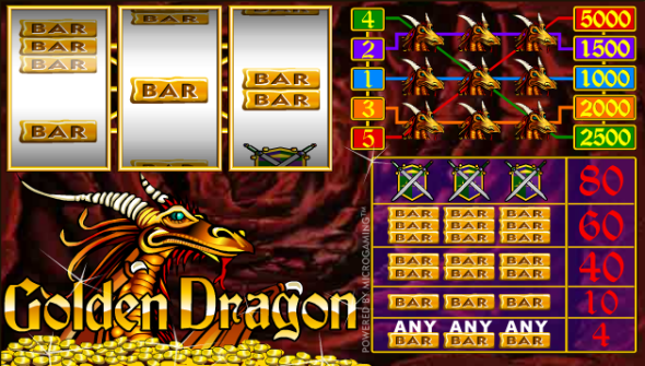 Juego de tragamonedas Golden Dragon 