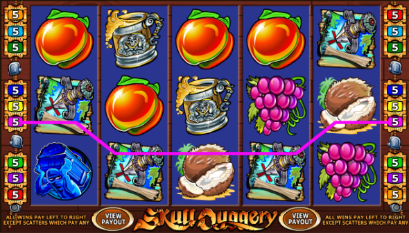 Juego de tragamonedas  Skull Duggery 