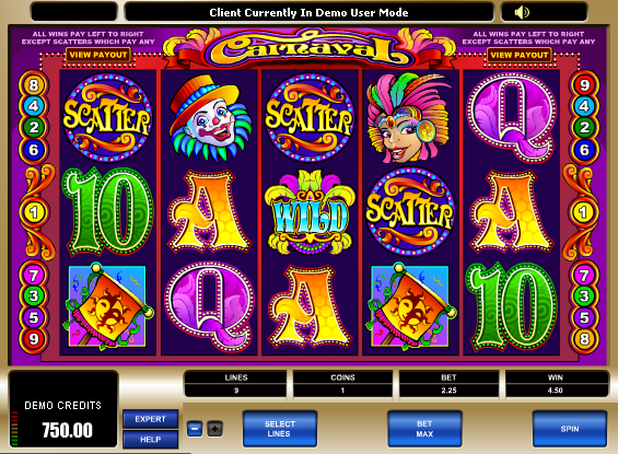 Juego de tragamonedas Carnaval