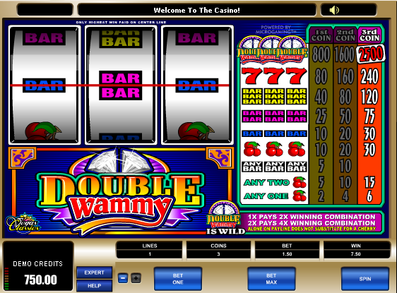 Haz click y juega el juego de tragamonedas gratis Double Wammy Juego de tragamonedas Double Wammy