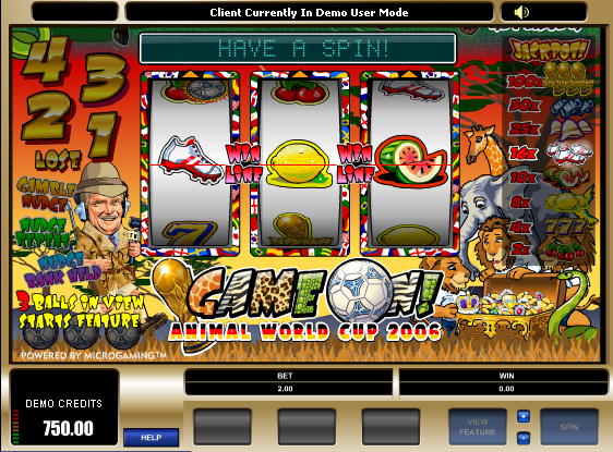 Juego de tragamonedas Game On 