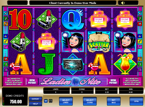 Haz click y juega el juego de tragamonedas gratis Ladies Nite Juego de tragamonedas Ladies Nite