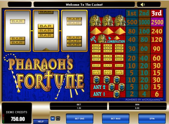 Juego de tragamonedas Pharaoh's Fortune 