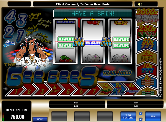 Juego de tragamonedas The Gee Gee 