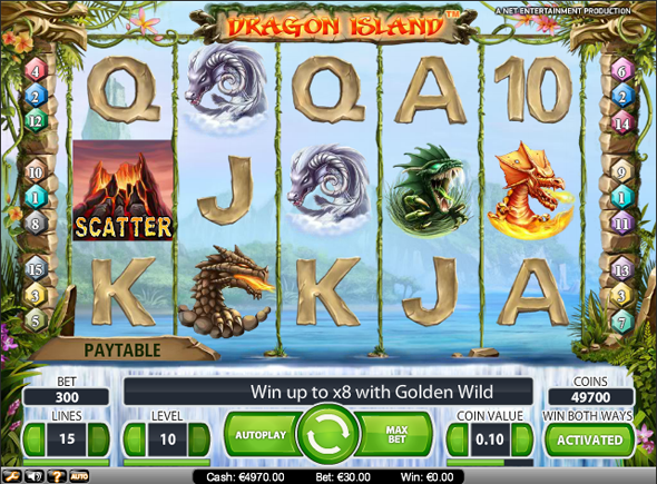 Dragon Island juegos de tragamonedas gratis