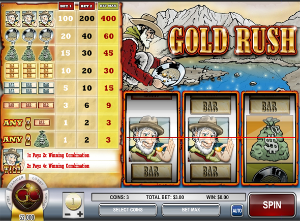 Gold Rush juegos de tragamonedas gratis