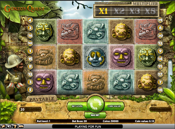 Gonzo's Quest juegos de tragamonedas gratis