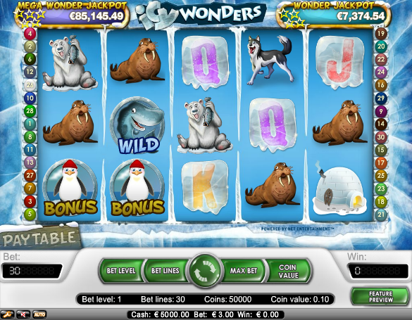 Icy Wonders juegos de tragamonedas gratis