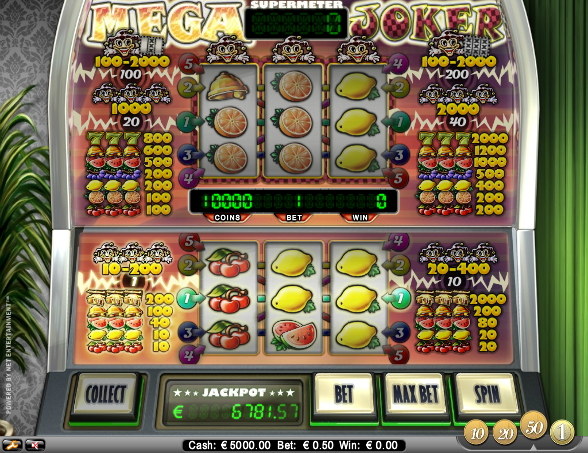 Mega Joker juegos de tragamonedas gratis