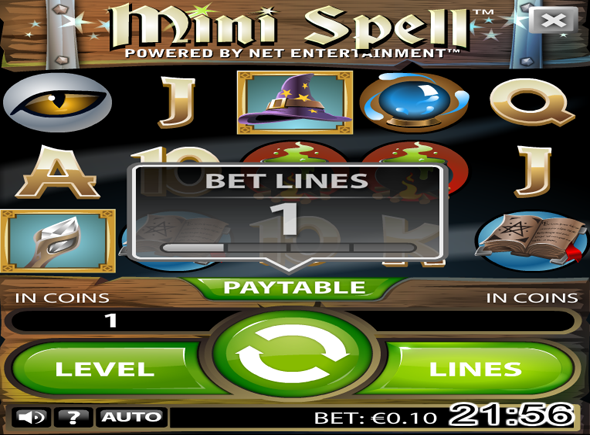 Haz click y juega el juego de tragamonedas gratis Mini Spell Mini Spell juegos de tragamonedas gratis