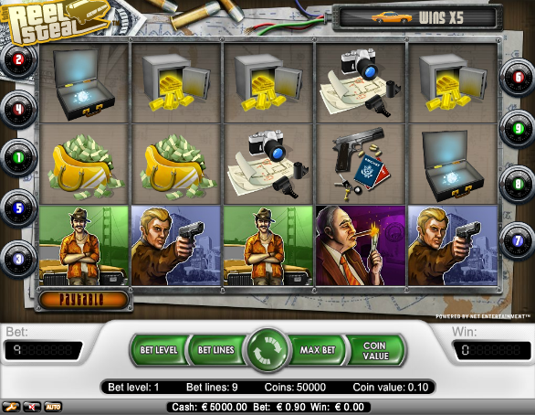 Reel Steal juegos de tragamonedas gratis