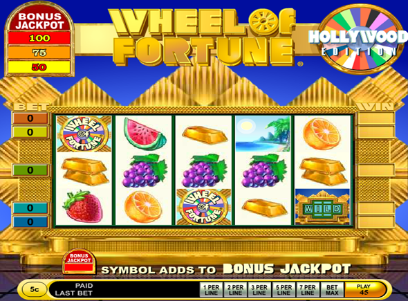 Haz click y juega el juego de tragamonedas gratis Wheel of Fortune 1 slot machine game Wheel of Fortune 1 juegos de tragamonedas gratis