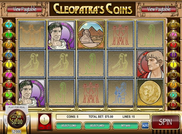Cleopatra's Coins juegos de tragamonedas gratis