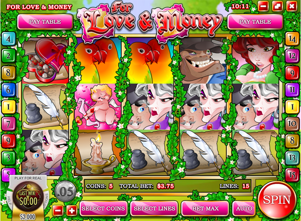 Love and Money juegos de tragamonedas gratis