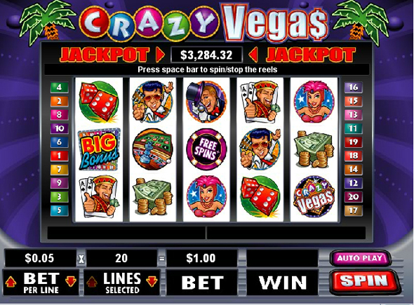 Haz click y juega el juego de tragamonedas gratis Crazy Vegas slots Crazy Vegas juegos de tragamonedas gratis