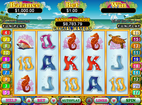 Crystal Waters juegos de tragamonedas gratis