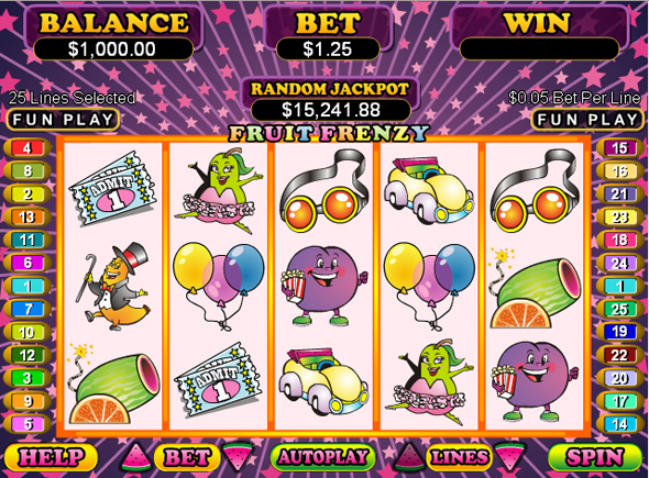Fruit Frenzy juegos de tragamonedas gratis