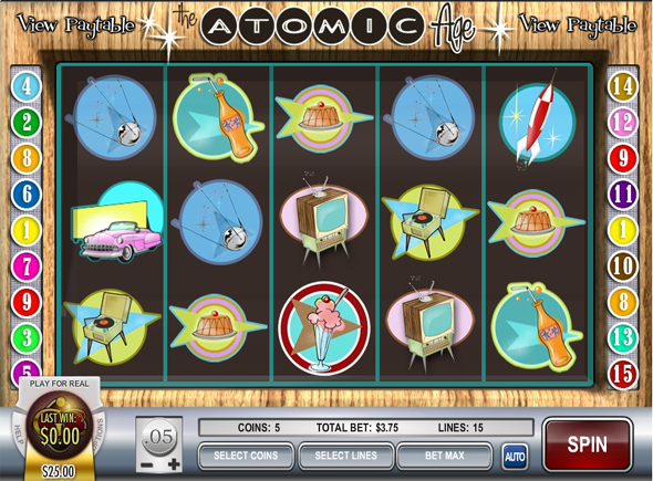 Atomic Age juegos de tragamonedas gratis