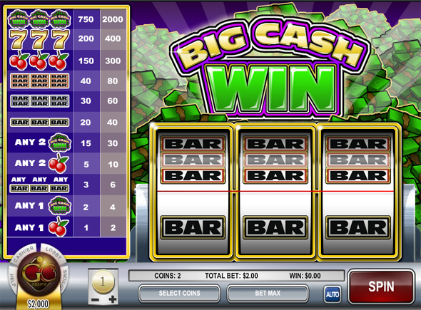 Big Cash Win juegos de tragamonedas gratis