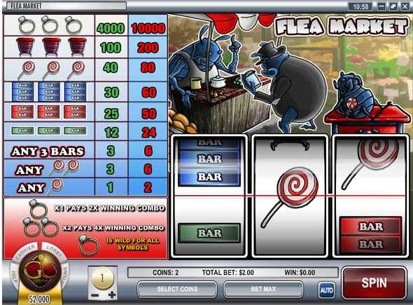 Flea Market juegos de tragamonedas gratis
