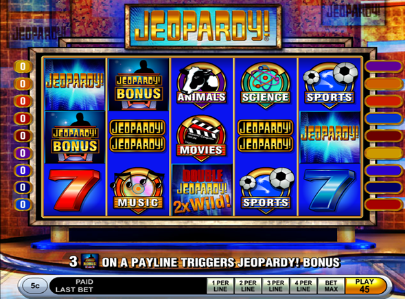 Juego de tragamonedas Jeopardy 