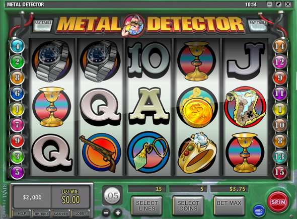 Metal Detector juegos de tragamonedas gratis