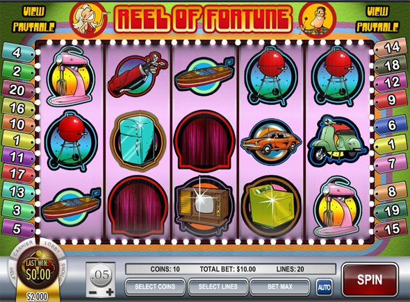 Haz click y juega el juego de tragamonedas gratis Reel of Fortune slots Reel of Fortune juegos de tragamonedas gratis