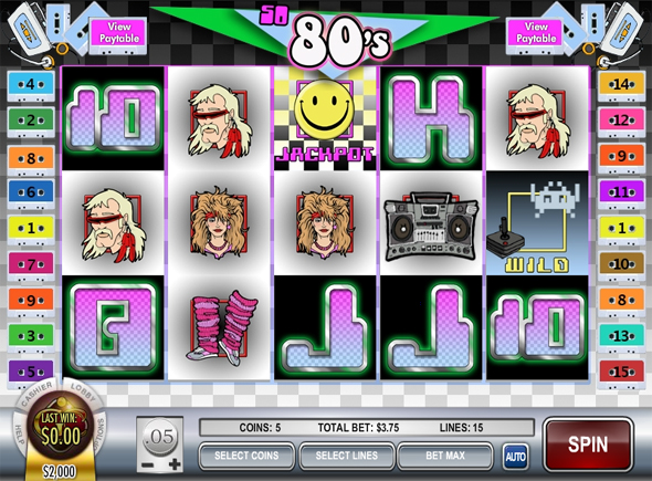 So 80's juegos de tragamonedas gratis